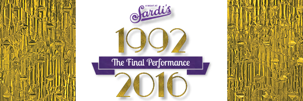 A night at Sardi's - The Final Performance. 1992-2016.