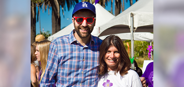 Senator Ben Allen with Elizabeth Gelfand Stearns