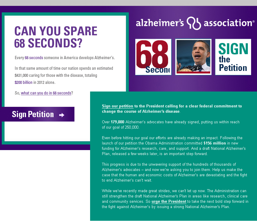 Can you Spare 68 seconds to Sign this Petition?