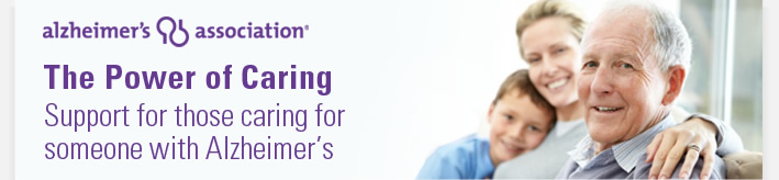 Support for those caring for someone with Alzheimer's
