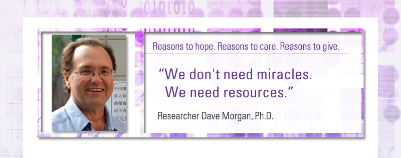 "We don't need miracles. We need resources."