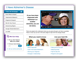 I have Alzheimer's website