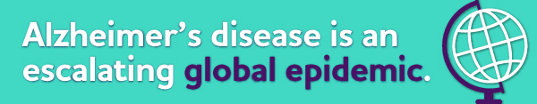 Alzheimer's disease is an escalating global epidemic.