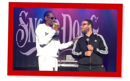 Snoop Dogg and Seth Rogen