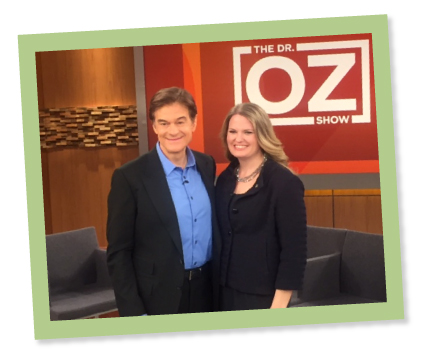 Heather Snyder with Dr. Oz