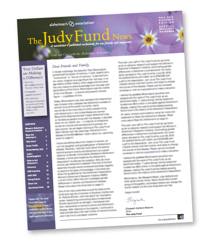 The Judy Fund News