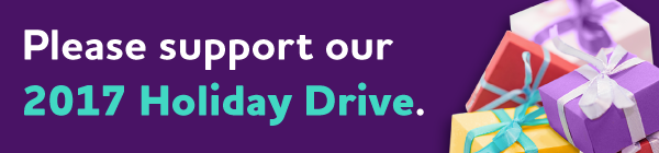 Please support our 2017 Holiday Drive.