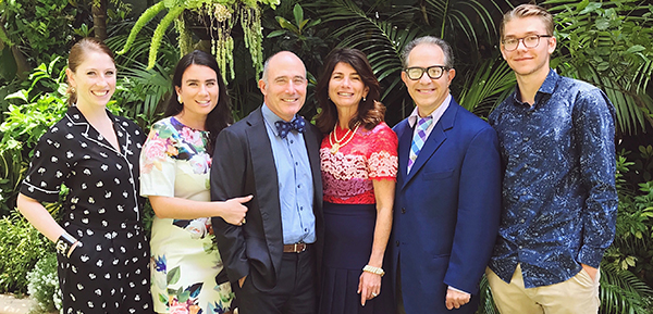 Ilana McBride, Jackie Stearns, Laurence Rosenthal, Elizabeth Gelfand Stearns, Richard Stearns and Elias Sager