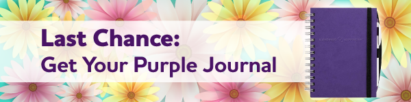 Last Chance: Get Your Purple Journal