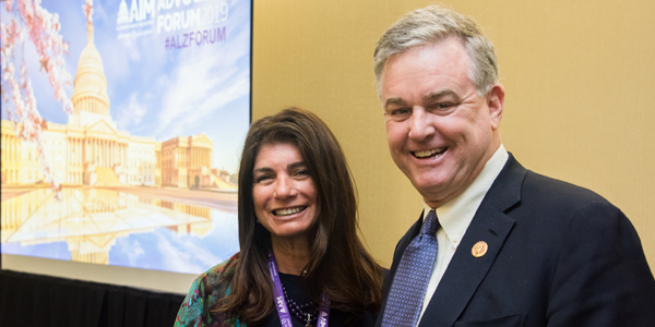 Elizabeth Gelfand Stearns with Representative David Trone