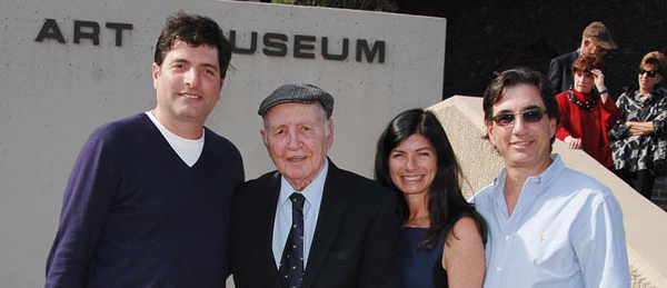 At the Palm Springs Art Museum's Walk of Stars, Dean Gelfand, Marshall M. Gelfand, Elizabeth Gelfand