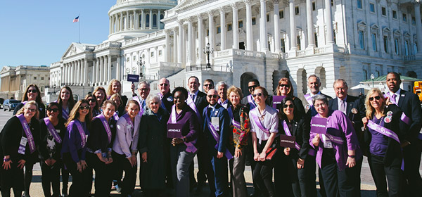 Alzheimer's Ambassadors work with legislators nationwide, year-round to seek increases in research and care and support programs.