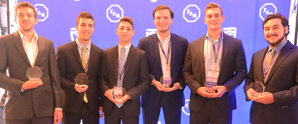 At their annual convention, Sigma Alpha Mu recognized individual Sammys for top achievements in philanthropy.