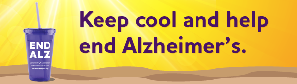 Keep cool and help end Alzheimer's.