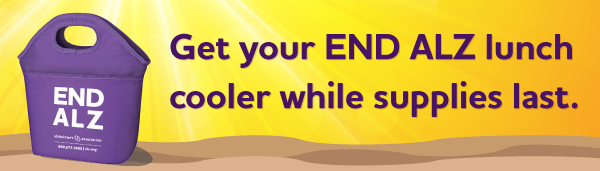Hurry: Get your END ALZ lunch cooler while supplies last.