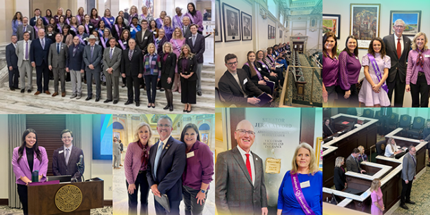 Six photos of Advocacy volunteers