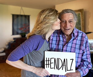 Tony Bennett and Wife Susan supporting the Alzheimer's Association