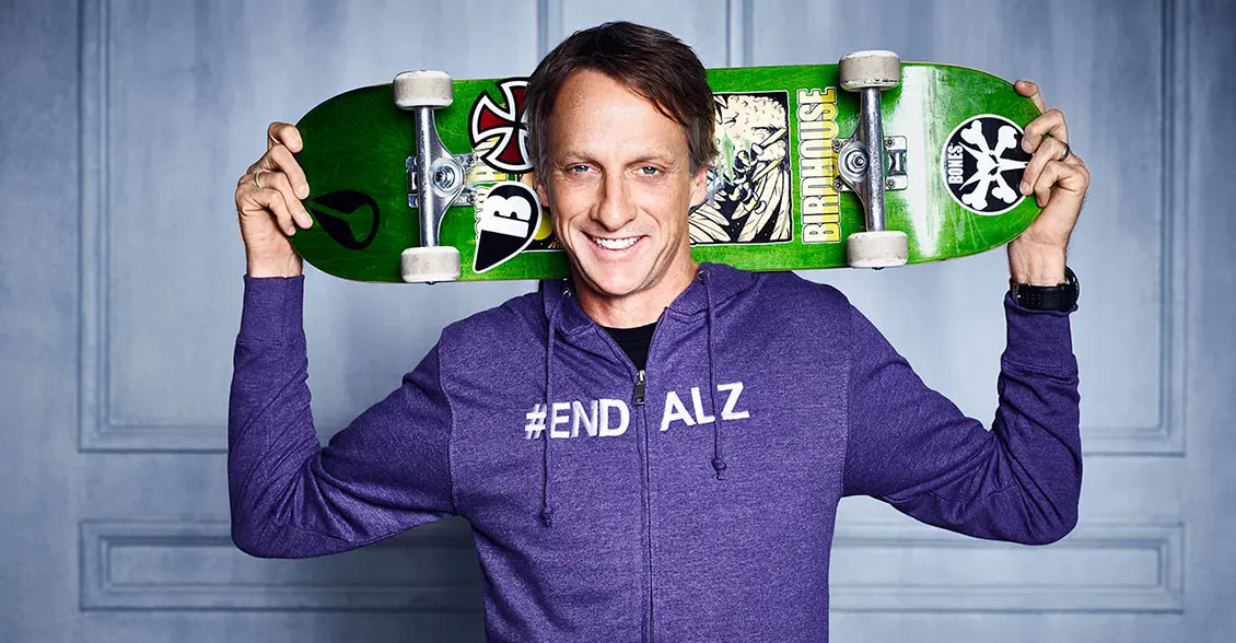 Join Tony Hawk in taking action to reach new heights in Alzheimer's awareness.