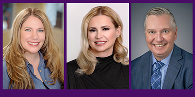 Kijah Hanson, Rachel Spilo and Steve Starzec