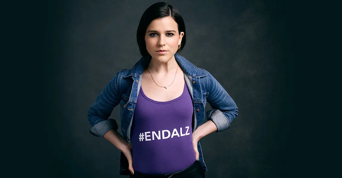 Alexandra Socha fights to #ENDALZ.