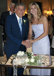Tony Bennett who had Alzheimer's at his wedding with wife Susan