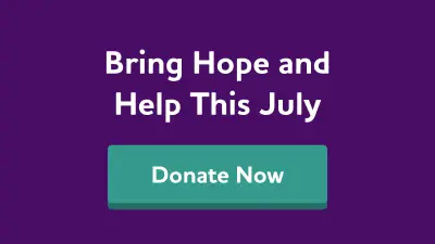 Bring hope and help this July. Donate now.