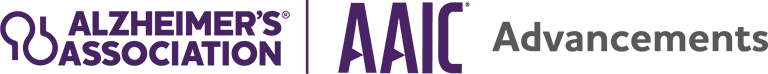 ALZ AAIC Advancements Logo
