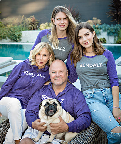 Actor Michael Chiklis with his wife, Michelle, and daughters, Autumn and Odessa.