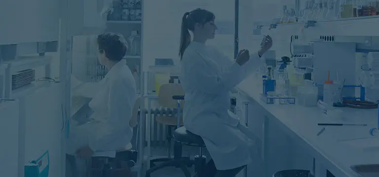 Scientists in lab