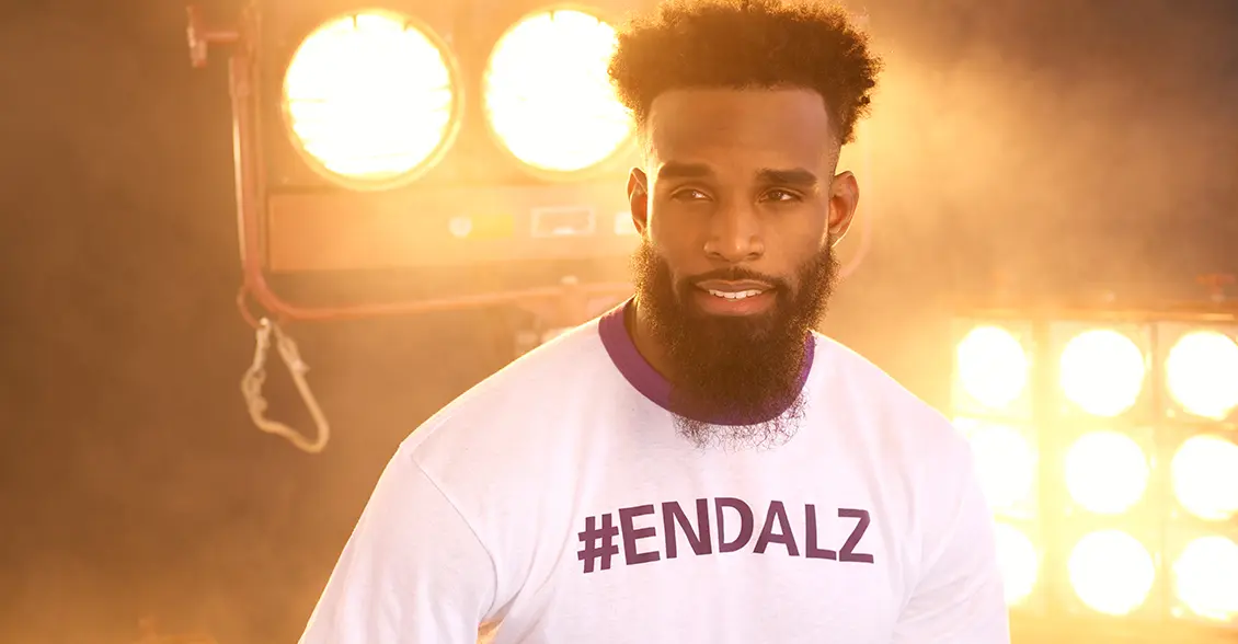 Brandon Coleman fights to #ENDALZ.